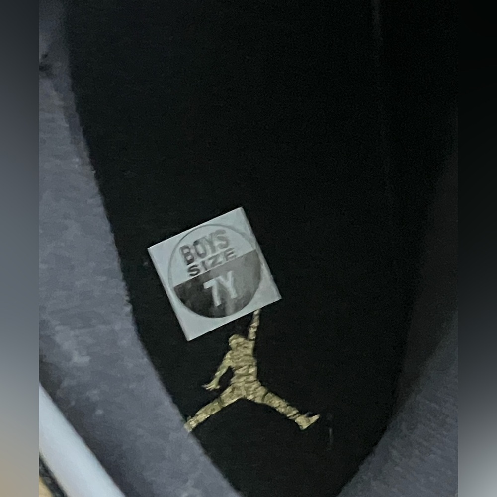Nike Air Jordan 1 Patent Leather GS Black Gold GORGEOUS Sneakers Jordans Shoes - Picture 6 of 9